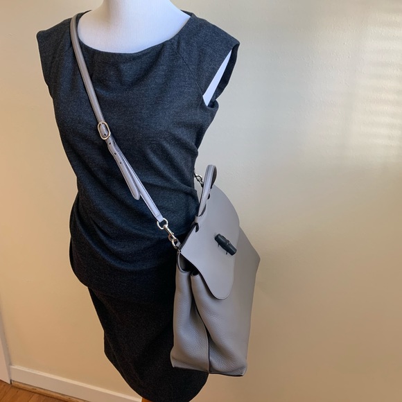 Gucci Grey Daily Tote w/Bamboo & Horsebit Details - Picture 8 of 8